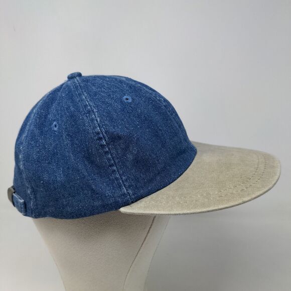 Sportsman Men's Slideback Hat Blue Size OSFA Blank Denim 100% Cotton - Picture 4 of 7